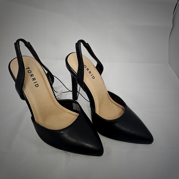 Pointed Toe Slingback Heel(WW) - Picture 5 of 7